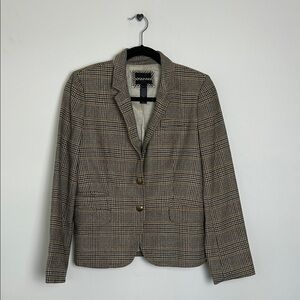 J crew Schoolboy Wool Houndstooth Blazer